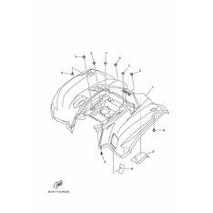 REAR FENDER ASSY