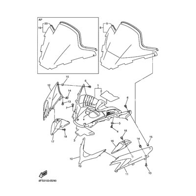 Yamaha Teil 8FB772130000