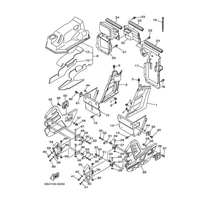 Yamaha Teil 2P5K75150000