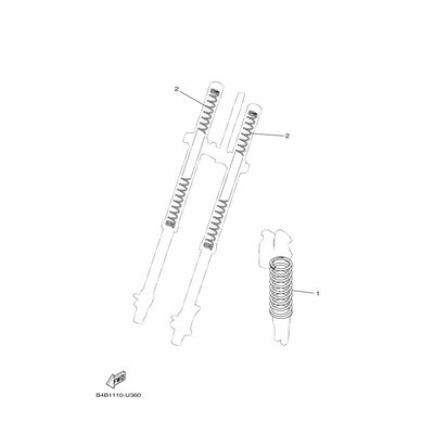 FEDER,VORDERRADGABEL