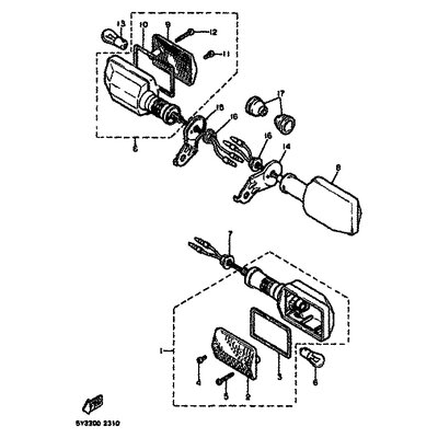 HINTERER BLINKER KOMPL. 1