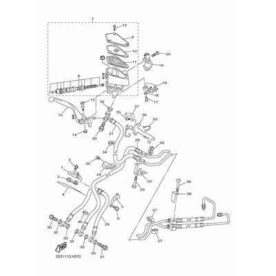 Yamaha Teil 2S32584B0000