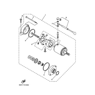 STARTING MOTOR UNIT