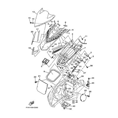 Yamaha Teil F0XU515E0100