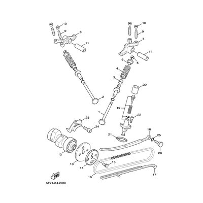 HALTER, VENTILFEDER