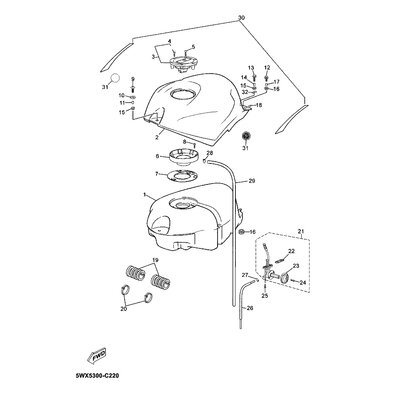 Yamaha Teil 5WXF45980000