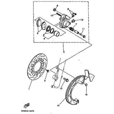 BREMSSATTEL KOMPL.(L)