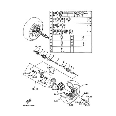 STEERING, KNUCKLE ASSY (RIG
