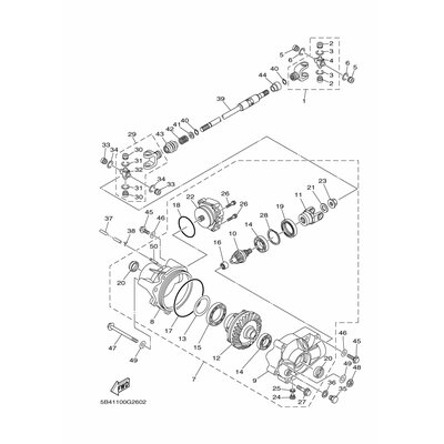 Yamaha Teil 5B4461620000