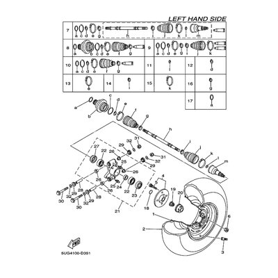 Yamaha Teil 5UGF530V0000