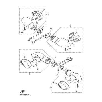 VORDERER BLINKER KOMPL. 1