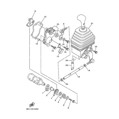 Yamaha Teil 5B4181040000
