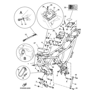 Yamaha Teil 5YKF819R0000
