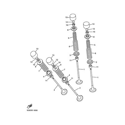 HALTER, VENTILFEDER