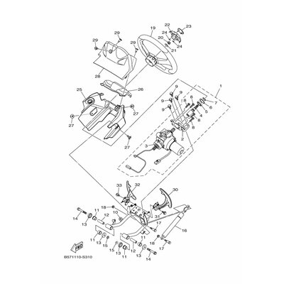 COVER, STEERING