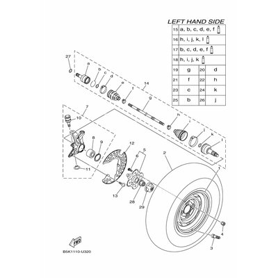 Yamaha Teil 28P2512G0000