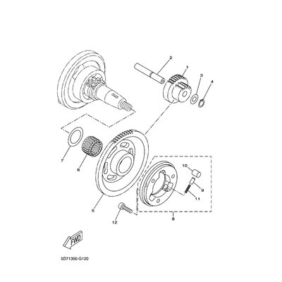 Yamaha Teil 5YPE56140000
