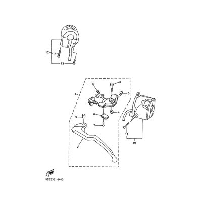 HEBELHALTER KOMPL. 1