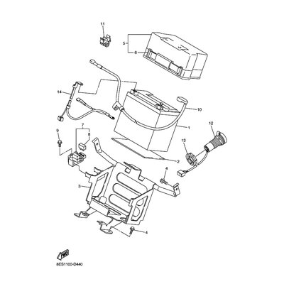 Yamaha Teil 8ET8254B0000