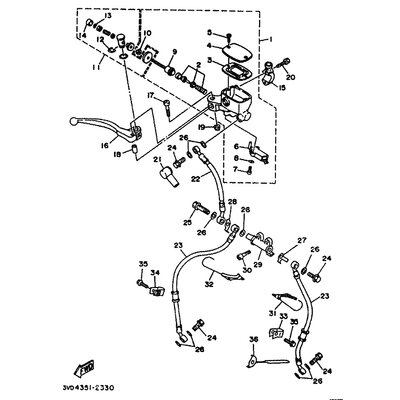 VORDERRAD-BREMSLICHTSCHALTE