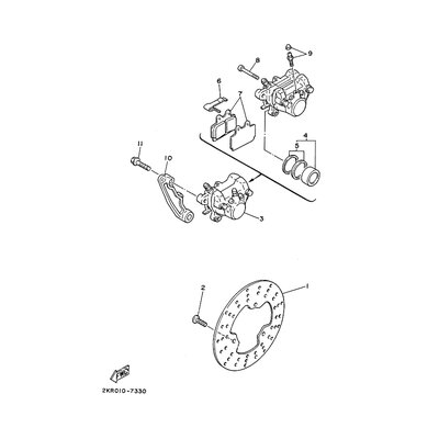 BREMSSATTEL KOMPL.