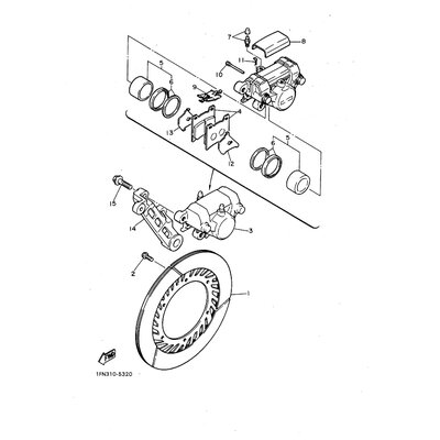 BREMSSATTEL KOMPL.