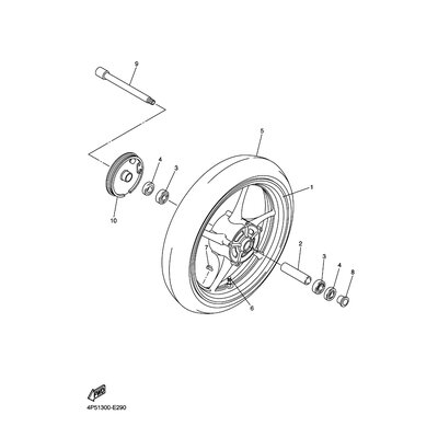 Yamaha Teil 4P5W2516000X