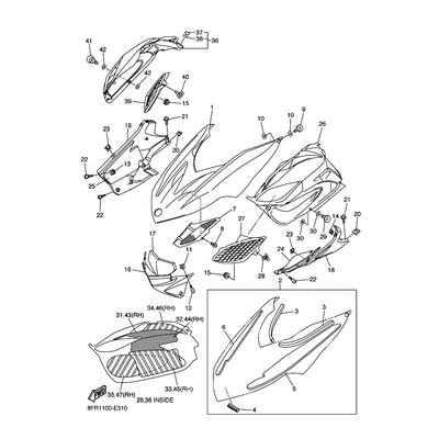 Yamaha Teil 8FP772710000