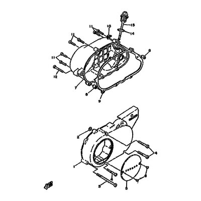DICHTUNG, KURBELGEHAUSEDECK