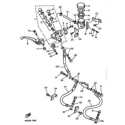 HALTER, BREMSSCHLAUCH 2