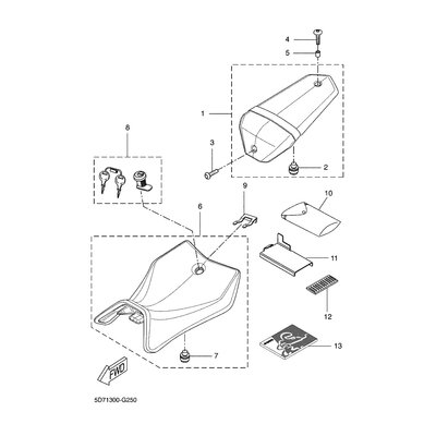 Yamaha Teil 5D7F176V0000