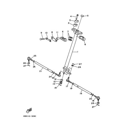BRACKET, STEERING LOWER