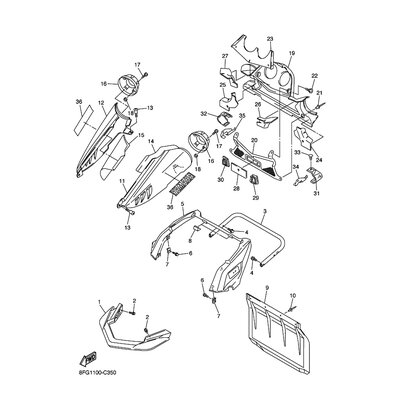 Yamaha Teil 8FG775410000