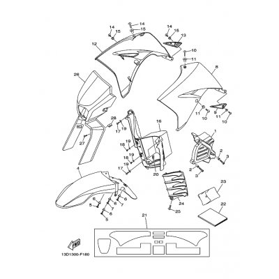 Yamaha Teil 3D6F152R1000