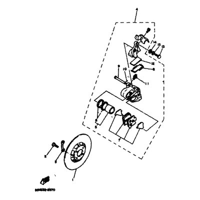 BREMSSATTEL KOMPL.