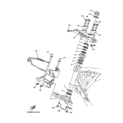 STUTZE, SCHEINWERFER
