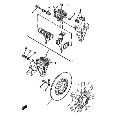 BREMSSATTEL KOMPL.