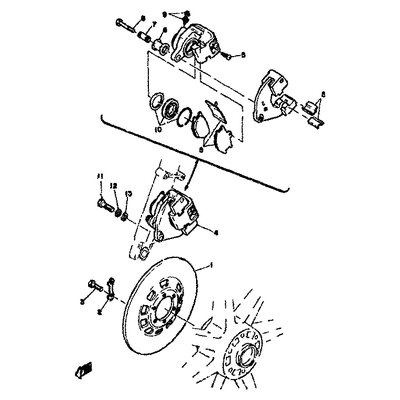 BREMSSATTEL KOMPL.