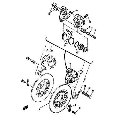BREMSSATTEL KOMPL.