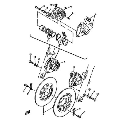 BREMSSATTEL KOMPL.