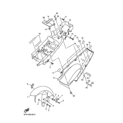 Yamaha Teil 5PW8212B0000