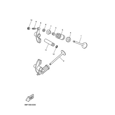 HALTER, VENTILFEDER