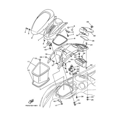 Yamaha Teil F0XU519D0200