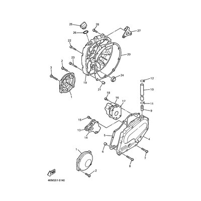 DECKEL, KURBELGEHAUSE 2