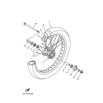 Yamaha Teil 5XT251H00000