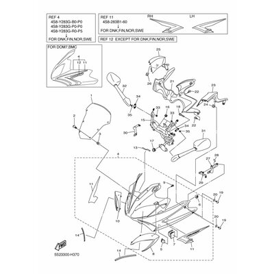 Yamaha Teil 4S8283B1F000