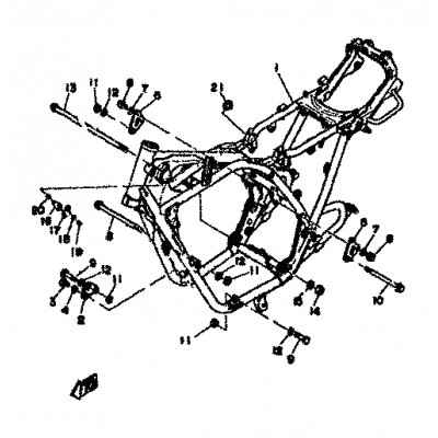 BOLT, FLANGE (1E2)