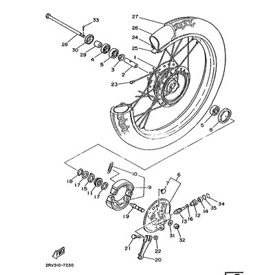 BREMSANKERPLATTE KOMPL.