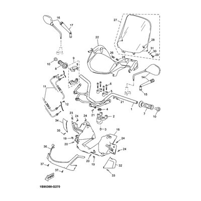 COVER, HANDLE FRONT