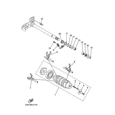 Yamaha Teil 5VKE86990000